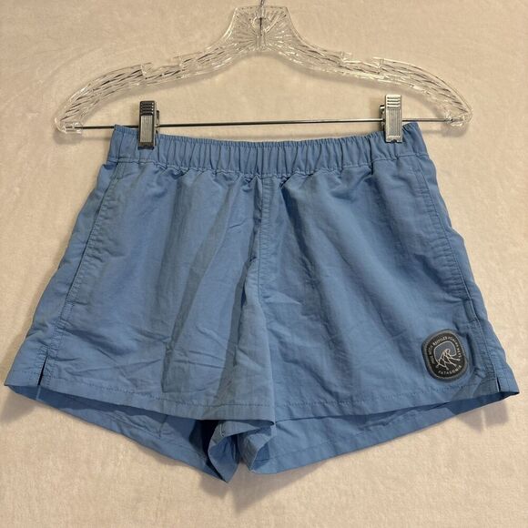 Patagonia Women's Barely Baggies 2.5" Shorts Pull On Elastic Waist Blue Size XXS - Picture 1 of 14